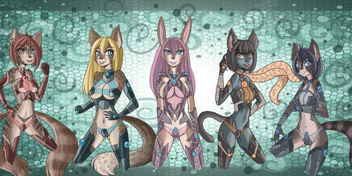 Rating: s
ID: 623452
Date: 2015-03-19 17:39:35 -0400
Status: active
Score: 2
2013 2_tails absurd_res anthro armor armwear black_body black_fur black_hair blonde_hair blue_eyes breasts brown_body brown_fur clothed clothing digital_media_(artwork) felid female fur green_eyes group hair heterochromia hi_res lagomorph lalee legwear leporid looking_at_viewer mammal melfina multi_tail navel nelya nina_(raptor007) pantherine pose procyonid purple_eyes purple_hair rabbit raccoon raptor007 rena_(raptor007) scarf skimpy smile spots stripes tail teeth tiger unconvincing_armor white_body white_fur yellow_eyes post #623452