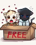 Rating: s
ID: 3749435
Date: 2022-12-13 19:22:24 -0500
Status: active
Score: 26
adoption_box anthro black_body black_fur blue_eyes blush blush_lines box box_of_cuteness cardboard cardboard_box cheek_tuft clothed clothing container cute_fangs domestic_cat duo eb_(popokachip) facial_tuft fangs felid feline felis fur fur_tuft hoodie inner_ear_fluff kemono male mammal multicolored_body multicolored_fur open_mouth poka_(popokachip) popokachip tail teeth topwear tuft two_tone_body two_tone_fur whiskers young young_anthro post #3749435