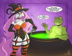 Rating: s
ID: 5144029
Date: 2024-10-28 01:07:00 -0400
Status: active
Score: 12
amphibian breasts bucky_o'hare_(series) cauldron digital_coloring digital_media_(artwork) english_text felid feline female frog glowing green_body hair halloween hi_res holidays jenny_(bucky_o'hare) mammal nintendo pattern_background pink_hair pouring_liquid simple_background slippy_toad star_fox stogiegoatarts text white_body witch_costume post #5144029