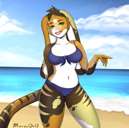 Rating: s
ID: 3260616
Date: 2022-04-04 20:53:47 -0400
Status: active
Score: 17
5_fingers anthro azao beach belly bikini bikini_bottom bikini_top biped breasts brown_body brown_fur calico_pattern cat_tail catpot cheek_tuft clothing cloud day digital_drawing_(artwork) digital_media_(artwork) domestic_cat eyebrows eyelashes facial_tuft felid feline felis female fingers fur green_body green_eyes green_fur hi_res hybrid lagomorph leporid looking_at_viewer mammal marsaovo multicolored_body multicolored_fur navel open_mouth outside pink_nose rabbit sand sea seaside shaded signature sky solo swimwear tail teeth thin_tail tuft two-piece_swimsuit water white_body white_fur post #3260616