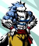 Rating: s
ID: 976735
Date: 2016-08-23 10:27:44 -0400
Status: active
Score: 10
abs anthro belt biceps big_muscles blue_body blue_fur bottomwear bracelet canid canine clothed clothing collar fur huge_muscles hyper hyper_muscles jewelry koruto_(kuroma) kuroma male mammal muscular muscular_anthro muscular_male pants pecs simple_background smile solo triceps white_body white_fur wide_hips post #976735