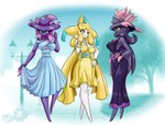 Rating: s
ID: 4808087
Date: 2024-05-26 06:54:22 -0400
Status: active
Score: 21
2020 5_fingers accessory anthro artist_name bellanette black_clothing black_dress black_hair blue_clothing blue_dress blue_lipstick bracelet building clothed clothing digital_media_(artwork) dress english_text eyebrows eyelashes facial_markings featureless_feet feet female fingers floor gem generation_3_pokemon generation_4_pokemon ghost glistening glistening_hair gold_(metal) gold_bracelet gold_jewelry green_eyes group hair hand_on_hip hat head_markings headgear headwear hi_res holding_clothing holding_object jeanie_(pokemonoa111) jewelry jirachi latiar legendary_pokemon lips lipstick looking_at_another looking_at_clothing looking_at_object makeup markings mismagius mouth_closed nintendo open_mouth outside pink_hair plant pokemon pokemon_(species) pose pseudo_hair pseudo_hat pupils purple_body red_eyes red_gem sky spirit standing street_lamp teeth text tile tile_floor tongue tree trio white_body yellow_clothing yellow_dress yellow_eyes yellow_sclera zindea_(pokemonoa111) post #4808087