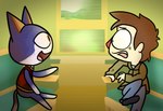 Rating: s
ID: 5594820
Date: 2025-05-24 11:09:57 -0400
Status: active
Score: 4
2019 3_fingers animal_crossing anthro arms_bent bench bent_legs black_clothing black_eyes black_footwear black_shoes blue_body blue_bottomwear blue_clothing blue_fur blue_pants blue_tail bottomwear brown_clothing brown_coat brown_hair brown_topwear clothed clothed_anthro clothed_human clothed_male clothing coat colored cookieboy011 digital_drawing_(artwork) digital_media_(artwork) domestic_cat duo english_description featureless_feet featureless_hands feet felid feline felis fingers footwear forest fully_clothed fully_clothed_human fully_clothed_male fur grey_sky hair hand_on_knee hand_on_leg hand_on_own_knee hand_on_own_leg hill human inside_train male male_anthro male_human mammal multicolored_body multicolored_fur nintendo noseless on_bench open_mouth open_smile orange_inner_ear pants pink_eyes pink_tongue plant red_clothing red_nose red_topwear red_vest rover_(animal_crossing) scared shaded shirt short_hair sitting sitting_on_bench sky smile smiling_at_another story story_in_description tail tan_body tan_skin tongue topwear tree two_tone_body two_tone_fur vest villager_(animal_crossing) white_body white_clothing white_fur white_shirt white_topwear window post #5594820