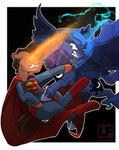 Rating: s
ID: 5269290
Date: 2024-12-27 08:42:42 -0500
Status: active
Score: 17
cape clothing dc_comics duo equid equine female fight friendship_is_magic hasbro hi_res horn horse magic male mammal my_little_pony mythological_creature mythological_equine mythology pony princess_luna_(mlp) red_cape red_clothing redheadfly superhero superman superman_(series) teeth winged_unicorn wings post #5269290