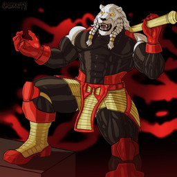 Rating: s
ID: 5711266
Date: 2025-07-15 19:47:37 -0400
Status: pending
Score: 1
abs alien anthro arm_warmers armor armwear barazoku biceps big_muscles big_pecs black_clothing black_lips black_nose black_sclera bodysuit braided_hair claws clothing dreadlocks elbow_gloves felid feline gloves gold_(metal) gold_armor gold_jewelry greeting hair handwear hi_res holding_object holding_weapon image_comics inside invincible_(image_comics) jewelry kirlanlion lion lips mace male mammal melee_weapon muscular muscular_anthro muscular_male muscular_thighs pantherine pecs red_clothing red_eyes sash skinsuit skintight_suit solo suit text thick_thighs thokk_(invincible) tight_clothing triceps weapon whiskers white_body post #5711266