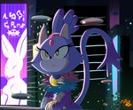 Rating: s
ID: 5587677
Date: 2025-05-21 03:16:00 -0400
Status: pending
Score: 2
anthro black_nose blaze_the_cat breasts building cheek_tuft clothing coat crossed_arms domestic_cat eggman_logo eyelashes eyeliner facial_tuft featureless_breasts felid feline felis female flying_car flying_vehicle fur fur_coat futuristic gloves hair handwear head_jewel hi_res holographic_screen jewelry jojo_hernandez lagomorph leporid long_tail looking_up makeup mammal multicolored_body multicolored_fur necklace night ponytail purple_body purple_clothing purple_coat purple_fur purple_topwear rabbit sega sign signature skyscraper solo sonic_the_hedgehog_(series) tail topwear tuft two_tone_body two_tone_fur white_clothing white_gloves white_handwear yellow_eyes post #5587677