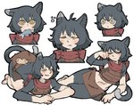 Rating: s
ID: 5628944
Date: 2025-06-08 13:57:26 -0400
Status: active
Score: 8
2024 5_fingers animal_ears animal_humanoid black_body black_hair brown_clothing brown_topwear cat_humanoid clothed clothed_female clothed_humanoid clothing delicious_in_dungeon digital_drawing_(artwork) digital_media_(artwork) dipstick_tail disembodied_hand felid felid_humanoid feline feline_humanoid female female_humanoid fingers fish_in_mouth food_in_mouth frown fur grey_body grey_hair groggy hair half-closed_eyes hi_res humanoid izutsumi_(delicious_in_dungeon) light_body light_fur looking_pleasured mammal mammal_humanoid markings midriff mouth_closed multiple_images multiple_poses narrowed_eyes one_eye_closed pantsu-ripper pose simple_background snaggle_tooth solo tail tail_markings topwear white_background wide_eyed yellow_eyes post #5628944