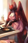 Rating: s
ID: 5594691
Date: 2025-05-24 08:49:19 -0400
Status: active
Score: 30
2022 anthro apron apron_only avian beak bed clothed clothing collared_shirt container cooking cookware cup digital_drawing_(artwork) digital_media_(artwork) dress_shirt egg fear_(terrorwing) feathered_wings feathers female food frying_pan furniture gryphon hi_res inside kirkir kitchen kitchen_utensils making_breakfast meat mug mythological_avian mythological_creature mythology plant plate red_baron red_body red_eyes red_feathers sausage shirt signature solo tail tools topwear towel window wings post #5594691