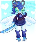 Rating: s
ID: 5555984
Date: 2025-05-07 18:13:09 -0400
Status: active
Score: 1
3_fingers 3_toes 4_arms 4_wings anchor anthro arthropod arthropod_abdomen astronautical bangs blargen69 blue_body blue_hair blue_skin bottomwear character_name clothing demi_dixon_(blargen69) dragonfly dragonfly_wings eyelashes feet female fingers freckled_face freckles green_eyes hair hi_res insect insect_wings leg_warmers legwear miniskirt model_sheet multi_arm multi_limb multi_wing multicolored_body ponytail rope simple_background skinny skirt solo sweater text toes toony topwear two_tone_body wings post #5555984