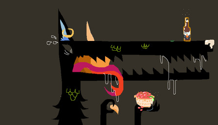 Rating: s
ID: 5675134
Date: 2025-06-29 10:43:53 -0400
Status: pending
Score: 4
2015 alcohol ambiguous_gender anthro beer beverage black_body black_fur bodily_fluids brown_background canid canine drooling female_(lore) food fur gold_ear_ring long_snout mammal naircat saliva simple_background snout snout_hold solo post #5675134