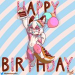 Rating: s
ID: 3083076
Date: 2021-12-21 06:35:42 -0500
Status: active
Score: 10
1:1 2021 anthro balloon balloon_support birthday birthday_cake blue_eyes blue_highlights blue_mouth blue_tongue cake canid canine clothing dessert donut_(misterdonut) doughnut dual_holding fangs fluffy fluffy_tail food fur gloves_(marking) hair hat headgear headwear highlights_(coloring) holding_balloon holding_cake holding_food holding_object inflatable inflatable_support leg_markings male mammal markings misterdonut on_one_leg open_mouth party_hat pastry pattern_background pink_body pink_fur raised_arm simple_background socks_(marking) solo sprinkles standing striped_background tail teeth textured_font tongue white_body white_fur white_hair post #3083076