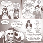Rating: s
ID: 3659642
Date: 2022-10-30 15:16:56 -0400
Status: active
Score: 179
1:1 ainz_ooal_gown albedo_(overlord) anthro big_tail blush bodily_fluids bone comic crusch_lulu demiurge_(overlord) demon dialogue english_text female flat_chested heart_symbol hi_res human humanoid lizard lizardman lizardman_(overlord) long_tail male male/female mammal monochrome overlord_(series) reptile scalie shalltear_bloodfallen skeleton speech_bubble succubus sweat tail tapering_tail text thick_tail undead vampire vavacung post #3659642
