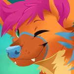 Rating: s
ID: 2940703
Date: 2021-09-23 09:27:33 -0400
Status: active
Score: 14
1:1 2021 blue_nose cecil_(stripeddance) close-up feve fur green_eyes green_pupils hair headshot_portrait hyena looking_aside looking_at_viewer mammal one_eye_closed orange_body orange_fur pink_hair portrait pupils simple_background solo striped_hyena wink post #2940703