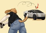 Rating: s
ID: 5508510
Date: 2025-04-16 17:23:32 -0400
Status: active
Score: 23
2025 adabear ambiguous_gender anthro beagle bottle bottomwear butt canid canine canis car claws clothed clothing container cybertruck denim denim_bottomwear denim_clothing domestic_dog explosives fire fur furgonomics glass glass_bottle glass_container hi_res hunting_dog improvised_explosive_device jeans light_truck mammal molotov_cocktail motion_lines pants pawpads pickup_truck politics rear_view scent_hound shadow shirt simple_background solo standing tesla_(brand) throwing throwing_object topwear truck tuft vehicle white_background post #5508510