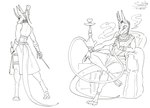 Rating: s
ID: 5592050
Date: 2025-05-23 02:34:02 -0400
Status: active
Score: 3
anthro clothing concept_art duo equis_universe female footwear hookah ki'rinaes lasfareans male paws race shoes smoke smoking sunny_way tail traditional_media_(artwork) weapon post #5592050