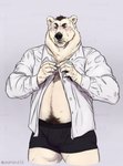 Rating: s
ID: 5528955
Date: 2025-04-25 06:31:57 -0400
Status: active
Score: 19
2024 allmand52 anthro barazoku bear belly_hair black_boxer_briefs black_clothing black_underwear blush body_hair boxer_briefs brown_hair bulge chest_hair clothing collared_shirt dress_shirt dressing front_view frown grey_background greying_hair hair hairy happy_trail hi_res male mammal manly mature_male muscular muscular_legs muscular_thighs polar_bear scowl shirt simple_background slightly_chubby solo topwear underwear ursine white_clothing white_shirt white_topwear post #5528955