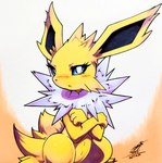Rating: s
ID: 5527345
Date: 2025-04-24 15:04:25 -0400
Status: active
Score: 12
025aki 2025 absurd_res ambiguous_gender blue_eyes blush blush_lines crossed_arms dated eeveelution eyelashes feral fur generation_1_pokemon hi_res jolteon looking_at_viewer nintendo open_mouth paws pokemon pokemon_(species) signature simple_background solo yellow_body yellow_fur post #5527345