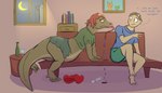 Rating: s
ID: 3769392
Date: 2022-12-24 13:27:47 -0500
Status: active
Score: 22
acid acid_saliva bodily_fluids bottomwear claws clothing cloud_coffee detailed_background dialogue duo female feral forced forced_transformation forked_tongue furniture hair holidays human inside kissing komodo_dragon lips lizard male mammal monitor_lizard pupils reptile saliva scalie scared semi-anthro skirt slit_pupils sofa species_transformation tail thick_tail tongue torn_clothing transformation valentine's_day window post #3769392