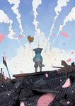 Rating: s
ID: 3957250
Date: 2023-03-27 23:33:31 -0400
Status: active
Score: 58
absurd_res aircraft airplane anthro balloon biped blue_clothing blue_shirt blue_topwear bottomwear canid canine canis clothed clothing cloud colored contrail day debris destroyed_building destroyed_vehicle digital_media_(artwork) full-length_portrait fully_clothed fur geometric_balloon grey_body grey_bottomwear grey_clothing grey_ears grey_fur grey_shorts grey_tail heart_balloon heart_symbol hi_res holding_balloon holding_object inflatable jet kemono low-angle_view machine male mammal monotone_body monotone_fur monotone_tail neck_tuft outside petals portrait raferafe rear_view ruins shaded shaped_balloon shirt shorts sky solo standing tail topwear tuft vehicle wolf young young_anthro young_male post #3957250