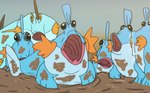Rating: s
ID: 5114622
Date: 2024-10-14 15:40:20 -0400
Status: active
Score: 42
2024 blitzdrachin blue_body blue_skin bodily_fluids conditional_dnp fin fish generation_3_pokemon gobiiform group hi_res humor marine marshtomp mud mudkip mudskipper nintendo open_mouth orange_body orange_skin pokemon pokemon_(species) saliva post #5114622