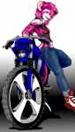 Rating: s
ID: 71514
Date: 2010-04-26 10:00:31 -0400
Status: active
Score: 7
anthro clothed clothing dirt_bike female fur gradient_background green_eyes hair looking_at_viewer mammal motorcycle mouse murid murine pink_body pink_fur pink_hair rodent shane_nelson shayla_the_pink_mouse simple_background solo tail vehicle post #71514