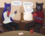 Rating: s
ID: 5644961
Date: 2025-06-15 20:24:08 -0400
Status: active
Score: 4
2025 5_fingers anthro black_hair blue_hair card card_game clothed clothing container cup daughter_(lore) dialogue digital_media_(artwork) domestic_cat duo english_text eyewear father's_day father_(lore) father_and_child_(lore) felid feline felis fingers flyingtrace fur furniture gaming glass glass_container glass_cup glasses green_eyes grey_body gynomorph hair hi_res holidays inside intersex june_(flyingtrace) male mammal nikolai_(flyingtrace) parent_(lore) parent_and_child_(lore) parent_and_daughter_(lore) shaded signature sitting speech_bubble suit_symbol tail text trans_(lore) trans_woman_(lore) post #5644961