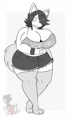 Rating: s
ID: 5666754
Date: 2025-06-25 12:25:22 -0400
Status: active
Score: 13
2019 anthro artist_logo big_breasts black_hair blue_eyes blush blush_lines bottomwear breasts canid canine canis cleavage closed_smile clothed clothing collarbone digital_drawing_(artwork) digital_media_(artwork) domestic_dog english_description english_text eyebrow_through_hair eyebrows female full-length_portrait fur grey_bottomwear grey_clothing grey_legwear grey_pants grey_thigh_highs grey_topwear hair hair_over_eye hi_res huge_breasts inner_ear_fluff kingretrokirby legwear logo maggie_applebee mammal mouth_closed nipple_outline one_eye_obstructed pants portrait simple_background smile solo standing tail text text_on_t-shirt thigh_highs topwear translucent translucent_hair tuft white_background white_body white_fur post #5666754