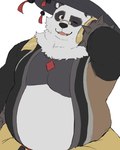 Rating: s
ID: 5607875
Date: 2025-05-29 20:54:48 -0400
Status: active
Score: 1
anthro asian_conical_hat bear belly bracelet clothing daily_pan_yinhu eyewear fur giant_panda glasses hat headgear headwear hi_res jewelry male mammal mihoyo multicolored_body multicolored_fur musclegut muscular one_eye_closed pan_yin_hu pecs shirtless shirtless_male smile solo spiked_bracelet spikes wink zenless_zone_zero post #5607875