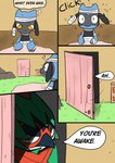 Rating: s
ID: 5612729
Date: 2025-05-31 22:54:50 -0400
Status: pending
Score: 7
2025 5_panel_comic ambiguous_gender anthro bandage beak bed bed_sheet bedding black_text blue_body comic decidueye dialogue duo ellipsis english_text exclamation_point floppy_ears furniture generation_4_pokemon generation_7_pokemon grass hi_res inner_monologue motion_lines nightstand nintendo on_bed opening_door orange_eyes paws plant pokemon pokemon_(species) pokemon_mystery_dungeon question_mark riolu sawlamander sitting sitting_on_bed sound_effects speech_bubble spike_chunsoft talking_to_another text thinking wall_(structure) white_sclera post #5612729