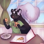 Rating: s
ID: 3223336
Date: 2022-03-14 09:11:11 -0400
Status: active
Score: 16
1:1 absurd_res anthro big_tail black_body black_fur bodily_fluids brown_eyes clothing crumbs dessert detailed_background drooling fluffy fluffy_tail food full_mouth fur furniture hi_res huge_filesize humor kitchen lemmy_(lemmy_niscuit) male mammal mephitid minettefraise multicolored_body multicolored_fur pastry pi pi_day pie pizza portrait pun saliva shirt skunk solo spotted_skunk table tail tail_mouth three-quarter_portrait tongue topwear two_tone_body two_tone_fur unusual_anatomy unusual_tail white_body white_fur window post #3223336
