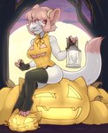 Rating: s
ID: 3721959
Date: 2022-11-30 03:41:17 -0500
Status: active
Score: 15
2016 anthro biped black_clothing black_legwear black_thigh_highs claws clothed clothing cloud digital_media_(artwork) dipstick_tail eyebrow_through_hair eyebrows feet felid feline female food fruit fur hair halloween hindpaw holidays jack-o'-lantern lamp lantern legwear mammal markings moon night orange_clothing outside paws pink_body pink_eyes pink_fur pink_hair pink_tail_tip plant pumpkin pumpkin_breasts shaded sitting sky solo tail tail_markings thigh_highs toe_claws translucent translucent_hair tree white_body white_fur zyira post #3721959