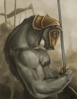 2014 anthro armor biceps biped brown_fur digital_media_(artwork) equine eyes_closed fur half-length_portrait helmet holding_object holding_weapon horse male mammal melee_weapon mostly_nude muscular muscular_male nipples pecs portrait shield side_view signature snout solo sword trogan vein warrior weapon
Rating: Safe
Score: 7
User: Cash_Banooca
Date: October 21, 2017 2014 anthro armor biceps biped brown_fur digital_media_(artwork) equine eyes_closed fur half-length_portrait helmet holding_object holding_weapon horse male mammal melee_weapon mostly_nude muscular muscular_male nipples pecs portrait shield side_view signature snout solo sword trogan vein warrior weapon
Rating: Safe
Score: 7
User: Cash_Banooca
Date: October 21, 2017