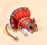 Rating: s
ID: 5664289
Date: 2025-06-24 06:12:56 -0400
Status: active
Score: 11
accessory bavarian_clothing big_eyes black_eyes bow_ribbon brown_background brown_bow brown_sclera clothed clothed_feral clothing dress female feral floral_print furgonomics goat-soap hi_res mammal mouse murid murine painting_(artwork) quadruped red_clothing red_dress ribbons rodent shadow simple_background solo standing tail tail_accessory tail_bow tail_ribbon watercolor_(artwork) whiskers post #5664289