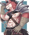 Rating: s
ID: 4677296
Date: 2024-03-24 13:45:49 -0400
Status: active
Score: 29
anthro bandage canid canine canis claws fur hi_res izm_rm7 lee_(zark) male mammal muscular muscular_anthro muscular_male mythological_canine mythological_creature mythology nipple_piercing nipples piercing red_body red_fur solo werecanid werecanine werecreature werewolf white_body white_fur wolf post #4677296