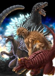 Rating: s
ID: 241939
Date: 2012-08-27 09:32:45 -0400
Status: active
Score: 24
ambiguous_gender anguirus baragon claws digitigrade feral glowing godzilla godzilla_(series) group horn kaiju open_mouth quadruped spikes spikes_(anatomy) spines tail teeth toe_claws toho tongue unknown_artist varan_(toho) white_eyes post #241939