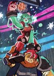 Rating: s
ID: 3592359
Date: 2022-09-27 18:19:57 -0400
Status: active
Score: 38
absurd_res anthro ball bandage basketball basketball_(ball) basketball_hoop camera_flash clothed clothing dubu_(omega_strikers) duo female gloves goo_creature green_body hand_on_head handwear hi_res itmeelo juno_(omega_strikers) male mammal omega_strikers on_top on_top_of open_mouth pink_eyes playing_sport pseudo_hair rodent scarf shoulder_pads slam_dunk sport standing_on_another starry_eyes sweatband teamwork topwear post #3592359