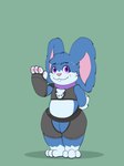Rating: s
ID: 3153779
Date: 2022-02-01 18:04:04 -0500
Status: active
Score: 1
2021 3:4 3_toes 4_fingers ambiguous_gender anthro blue_body blue_fur bodily_fluids buckteeth chest_tuft clothed clothing cry_(vezerem) digital_drawing_(artwork) digital_media_(artwork) feet fingers fur gesture green_background hi_res lagomorph leporid long_ears looking_at_viewer male_(lore) mammal multicolored_body multicolored_fur pink_nose purple_eyes rabbit shy simple_background smile solo sweat teeth thick_thighs toes tuft two_tone_body two_tone_fur vezerem waving post #3153779