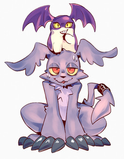 Rating: s
ID: 5046787
Date: 2024-09-12 22:24:11 -0400
Status: active
Score: 34
ambiguous_gender anthro bandai_namco digimon digimon_(species) duo feral front_view gazimon grin head_wings hi_res nuitt red_eyes simple_background size_difference smile smug tsukaimon unusual_wing_placement white_background wings yellow_eyes post #5046787
