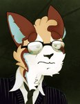 Rating: s
ID: 2821590
Date: 2021-07-08 21:21:38 -0400
Status: active
Score: 10
2021 :| anthro black_background black_eyes black_nose black_tie_(suit) blue_body blue_fur blue_inner_ear brown_body brown_ears brown_fur bust_portrait canid canine clothed clothing digital_drawing_(artwork) digital_media_(artwork) eyebrows eyewear fur fur_markings glasses hi_res male male_(lore) mammal markings necktie pinstripe_suit portrait shaded shirt simple_background solo suit tan_body tan_fur thick_eyebrows topwear white_body white_clothing white_fur white_shirt white_topwear wudo_(wudotcw) wudotcw post #2821590