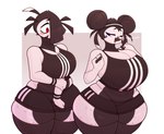 Rating: s
ID: 4690591
Date: 2024-03-31 10:09:34 -0400
Status: active
Score: 45
4_fingers anthro avian beak big_breasts big_butt bird black_body black_hair blue_eyes blush blush_lines bottomwear breasts butt carrie_(coffilatte) clothed clothing coffilatte_(artist) duo english_text eyebrows eyelashes female female/female fingers giggle giggling hair hair_over_eye hi_res holding_arm hotpants huge_breasts jewelry legwear one_eye_obstructed open_mouth pattern_bottomwear pattern_clothing pattern_topwear penguin shorts shy simple_background sportswear stella_(coffilatte) striped_bottomwear striped_clothing striped_topwear stripes text thick_thighs thigh_highs topwear white_body wide_hips post #4690591
