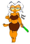 Rating: s
ID: 4285690
Date: 2023-09-11 07:27:10 -0400
Status: active
Score: 11
4_fingers ahsoka_tano alien anthro blue_eyes bottomwear bra breasts brown_bottomwear brown_bra brown_clothing brown_skirt brown_underwear clothing crossover domestic_cat felid feline felis female fingers front_view fur fusion garfield_(series) garfield_the_cat green_lightsaber hi_res jedi lightsaber mad_(series) mammal melee_weapon midriff navel orange_body orange_fur pink_nose simple_background sketch skirt solo standing star_wars star_wars:_the_clone_wars sudoku_(mad) tail togruta underwear weapon white_background yoshua_russo post #4285690