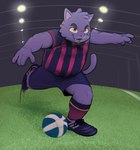 Rating: s
ID: 4893791
Date: 2024-07-02 22:42:04 -0400
Status: active
Score: 12
2024 4_fingers anthro ball biped bodily_fluids cat_costume cleats clothed clothing costume digital_drawing_(artwork) digital_media_(artwork) domestic_cat felid feline felis fingers fur hi_res kick long_tail male mammal mask mittens_(panapoliz) overweight overweight_male owy purple_body purple_fur soccer soccer_ball soccer_uniform solo sport sportswear sweat tail uniform yellow_eyes post #4893791