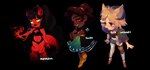 Rating: s
ID: 3921645
Date: 2023-03-10 16:03:14 -0500
Status: active
Score: 4
2_horns alpha_channel ambiguous_gender animal_humanoid bangs black_body black_fur bottomwear cat_humanoid chibi clothed clothing cloven_hooves colored crop_top demon demon_humanoid digitigrade dollification dress ember_(dollightful) felid felid_humanoid feline feline_humanoid female fire footwear fully_clothed fur group hair hooves horn human humanoid hxmllock jacket long_hair mammal mammal_humanoid markings mole_(marking) pointy_ears prick_ears pupils red_body red_fur shaded shirt shoes skirt slit_pupils spade_tail tail topwear trio yellow_eyes post #3921645