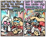 Rating: s
ID: 5650268
Date: 2025-06-18 02:52:54 -0400
Status: active
Score: 10
2_panel_comic 5:4 aloha_shirt anthro bingus_(rawdawgcomics) bird_dog bodily_fluids bow_tie canid canine canis clothing comic dialogue domestic_dog duo floppy_ears fur golden_retriever half-closed_eyes hat headgear headwear humor hunting_dog lagomorph leporid male mammal narrowed_eyes open_mouth overalls pattern_clothing pattern_shirt pattern_topwear rabbit rawdawgcomics retriever shirt stahli_(rawdawgcomics) tears teary_eyes topwear white_body white_fur yelling yellow_body yellow_fur post #5650268