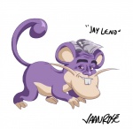 Rating: s
ID: 445673
Date: 2014-02-21 04:16:48 -0500
Status: active
Score: 3
2014 feral generation_1_pokemon humor jay_leno jlvwnnoooo looking_at_viewer male mammal nintendo pokemon pokemon_(species) rattata rodent simple_background solo twitch_plays_pokemon vaanrose white_background post #445673