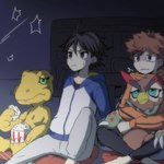 Rating: s
ID: 4820469
Date: 2024-06-01 00:18:12 -0400
Status: active
Score: 19
1:1 agumon agumon_(survive) anthro bandai_namco black_hair bored brown_body brown_feathers brown_hair digimon digimon_(species) digimon_survive eyewear falcomon falcomon_(survive) feathers goggles green_eyes group hair hi_res human male mammal minoru_hyuga mofumi_corvus takuma_momozuka watching_television post #4820469
