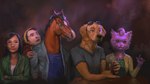 Rating: s
ID: 3470082
Date: 2022-07-27 01:07:19 -0400
Status: active
Score: 83
5_fingers absurd_res alcohol alexandrabirchmore anthro beanie beer beverage blue_hair bojack_horseman bojack_horseman_(character) brown_body brown_eyes brown_fur canid canine canis clothed clothing diane_nguyen domestic_cat domestic_dog equid equine eyewear eyewear_on_head felid feline felis female fingers fur glasses green_eyes group hair hat headgear headwear hi_res horse human jewelry male mammal mane mr._peanutbutter necklace netflix open_mouth pink_body pink_fur princess_carolyn realistic sunglasses sunglasses_on_head teeth todd_chavez yellow_body yellow_fur post #3470082