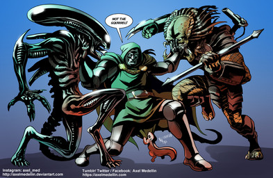 Rating: s
ID: 5030215
Date: 2024-09-04 17:33:49 -0400
Status: active
Score: 26
2020 2_mouths 5_fingers 5_toes alien alien_(franchise) alien_vs._predator_(franchise) ambiguous_gender anthro armor artist_name axelmedellin belt belt_buckle bent_arm bent_legs black_body black_claws black_eyes black_skin black_tail blue_background brown_tail buckle claws cloak clothed clothed_human clothed_male clothing colored crossover dated dialogue digital_drawing_(artwork) digital_media_(artwork) doctor_doom english_text fangs feet feral fight finger_claws fingers fishnet_clothing fishnet_leggings fishnet_legwear gauntlets gauntlets_(weapon) gloves greaves green_cloak green_clothing green_shirt green_topwear green_tunic group hand_on_face handwear holding_melee_weapon holding_object holding_polearm holding_spear holding_weapon human humanoid larger_human larger_humanoid larger_male leggings legwear light lighting long_tail looking_at_another male mammal marvel melee_weapon multi_mouth open_mouth pauldron polearm predator_(franchise) raised_leg rodent sciurid shaded shirt signature simple_background size_difference smaller_ambiguous smaller_feral spear speech_bubble standing tail teeth text toe_claws toes topwear tree_squirrel tunic url weapon white_claws xenomorph yautja yelling yellow_body yellow_skin post #5030215