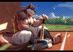 Rating: s
ID: 2821326
Date: 2021-07-08 17:48:14 -0400
Status: active
Score: 77
2020 5_fingers 5_toes anthro athletic barefoot baseball_bat bat_(object) biceps blue_markings body_hair bottomwear brown_body brown_fur canid canine canis chest_hair clothed clothing countershade_feet countershading feet fingers footwear fur hi_res humanoid_feet male mammal markings muscular muscular_anthro muscular_arms muscular_male nipple_piercing nipple_tattoo nipples pawpads paws pecs piercing pink_pawpads plantigrade shan_yao_jun shoes smile smirk sneakers socks soles solo sparkle_(shan_yao_jun) sport sportswear stirrup_socks tattoo tight_clothing toes topless topless_male white_inner_ear wolf post #2821326