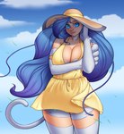 Rating: s
ID: 5377315
Date: 2025-02-16 12:53:29 -0500
Status: active
Score: 27
animal_ears animal_humanoid animal_limbs animal_tail big_breasts big_hair blue_eyes blue_hair breasts capcom cat_humanoid cleavage clothed clothing cloud darkstalkers dress felicia_(darkstalkers) felid felid_humanoid feline feline_humanoid female front_view fur hair hat headgear headwear hi_res huge_breasts humanoid imaginaricide long_hair looking_at_viewer mammal mammal_humanoid pupils sky slit_pupils smile solo sun_hat tan_body tan_skin thick_thighs white_body white_fur wide_hips yellow_clothing yellow_dress post #5377315